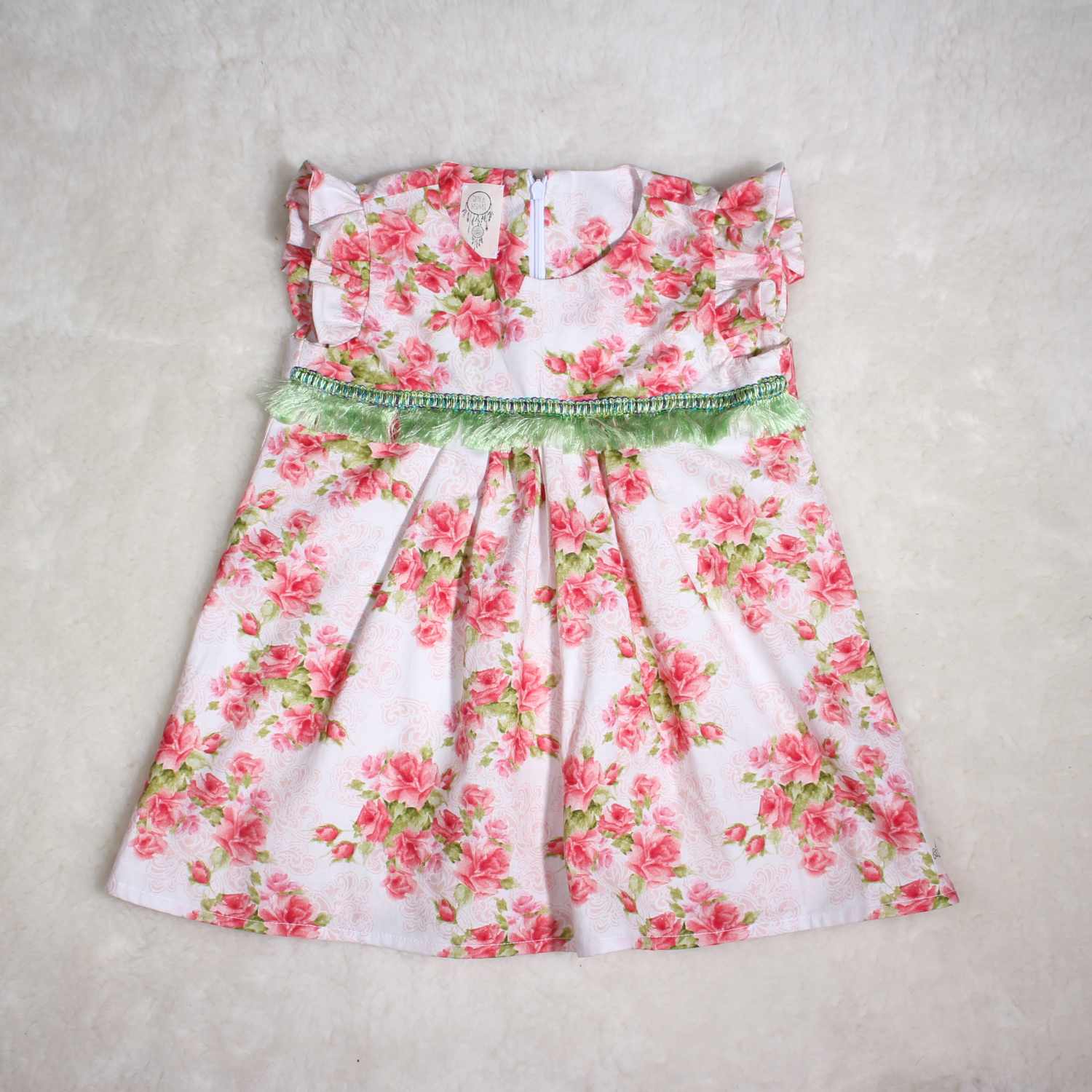 Boho šatičky s růžičkami